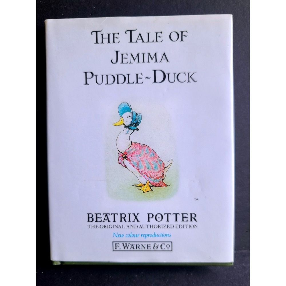 The Tale of Jemima Puddle-Duck Warne & Co. Beatrix Potter Hardcover Book VIDEO